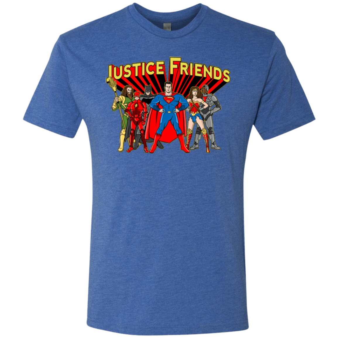 T-Shirts Vintage Royal / Small Justice Friends Men's Triblend T-Shirt
