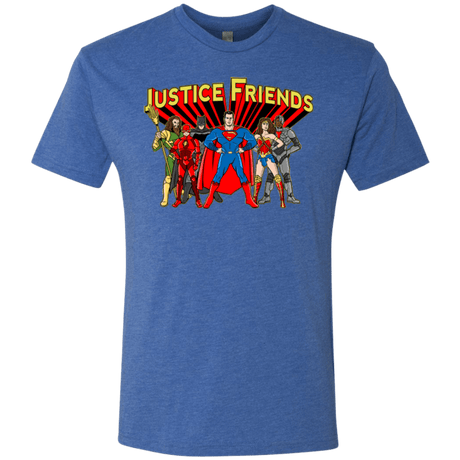 T-Shirts Vintage Royal / Small Justice Friends Men's Triblend T-Shirt