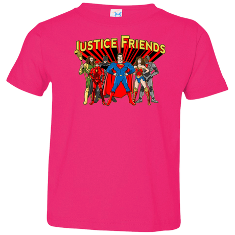T-Shirts Hot Pink / 2T Justice Friends Toddler Premium T-Shirt