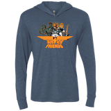 T-Shirts Indigo / X-Small Justice Friends Triblend Long Sleeve Hoodie Tee