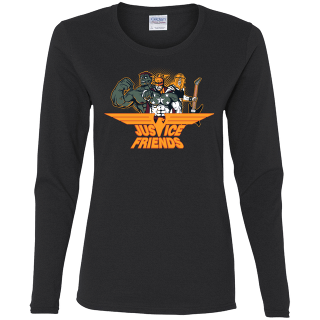 T-Shirts Black / S Justice Friends Women's Long Sleeve T-Shirt