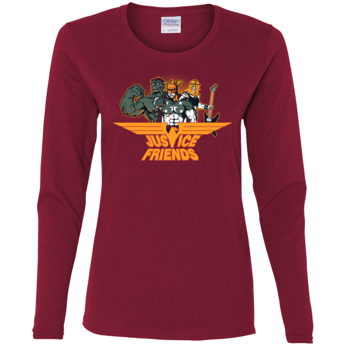 T-Shirts Cardinal / S Justice Friends Women's Long Sleeve T-Shirt