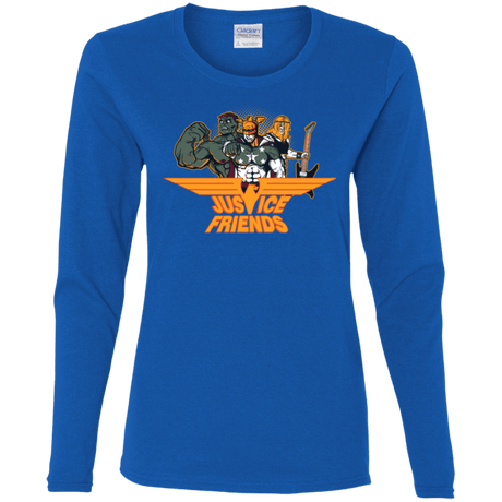 T-Shirts Royal / S Justice Friends Women's Long Sleeve T-Shirt