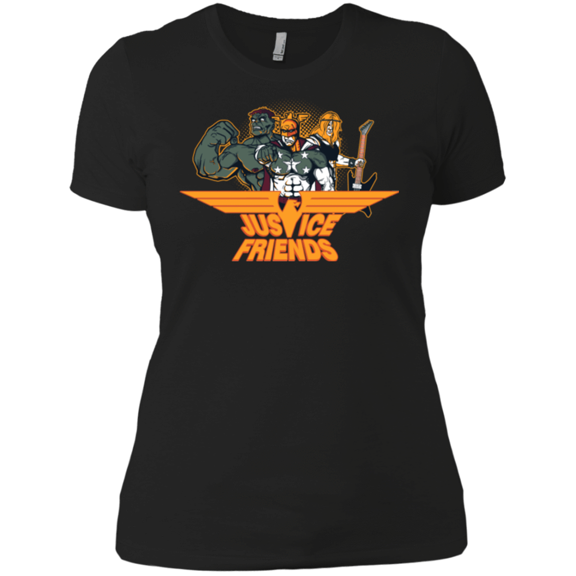 T-Shirts Black / X-Small Justice Friends Women's Premium T-Shirt