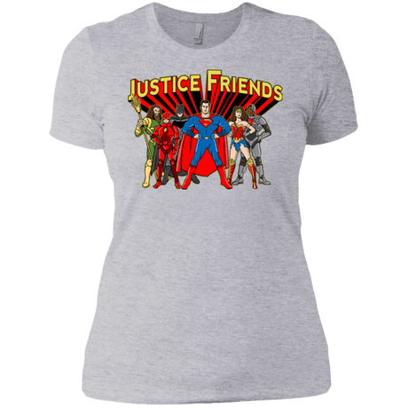 T-Shirts Heather Grey / X-Small Justice Friends Women's Premium T-Shirt