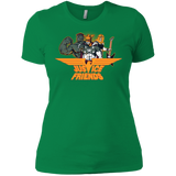 T-Shirts Kelly Green / X-Small Justice Friends Women's Premium T-Shirt