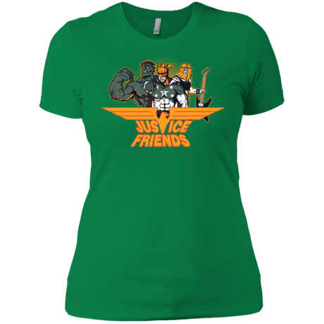 T-Shirts Kelly Green / X-Small Justice Friends Women's Premium T-Shirt