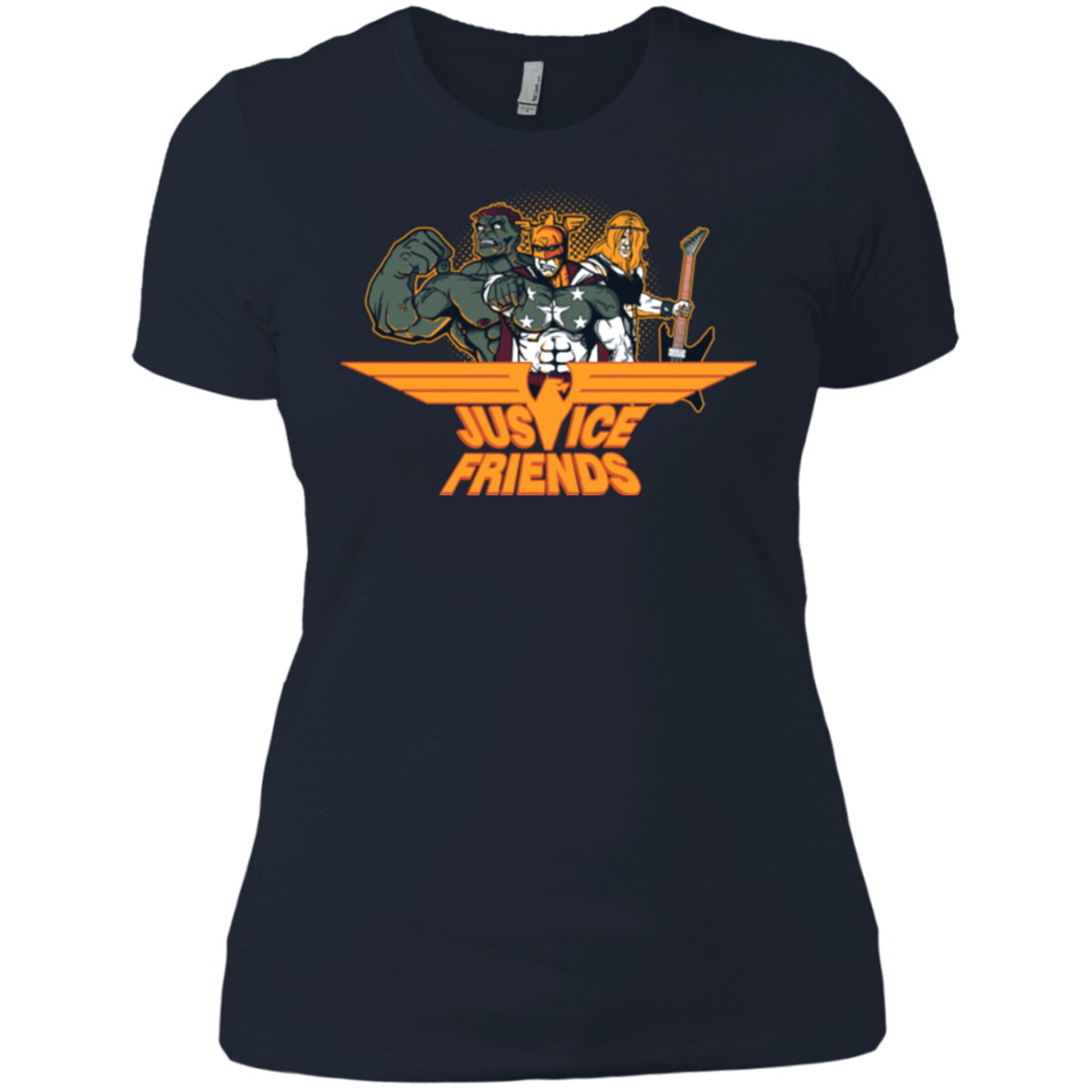 T-Shirts Midnight Navy / X-Small Justice Friends Women's Premium T-Shirt