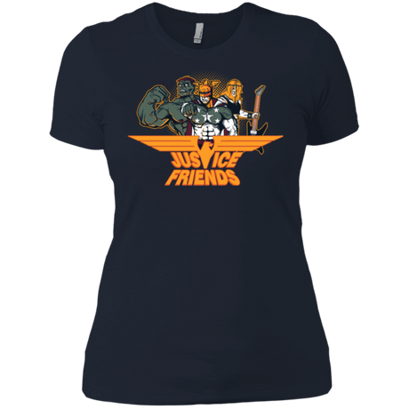 T-Shirts Midnight Navy / X-Small Justice Friends Women's Premium T-Shirt