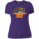 T-Shirts Purple Rush/ / X-Small Justice Friends Women's Premium T-Shirt