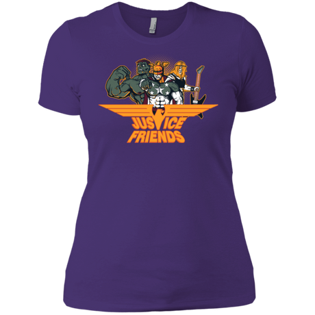 T-Shirts Purple Rush/ / X-Small Justice Friends Women's Premium T-Shirt
