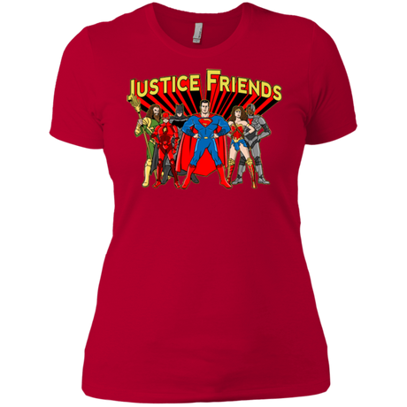 T-Shirts Red / X-Small Justice Friends Women's Premium T-Shirt