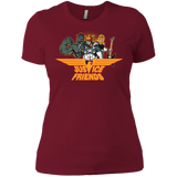 T-Shirts Scarlet / X-Small Justice Friends Women's Premium T-Shirt