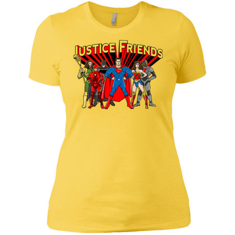 T-Shirts Vibrant Yellow / X-Small Justice Friends Women's Premium T-Shirt