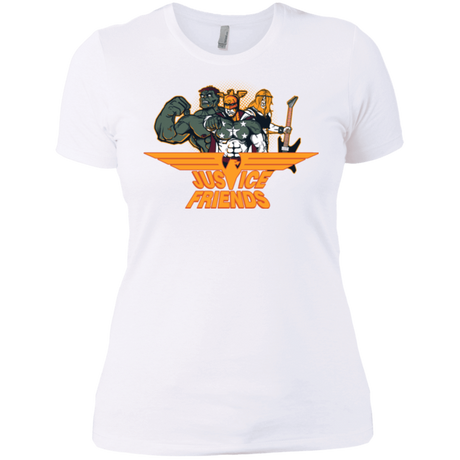 T-Shirts White / X-Small Justice Friends Women's Premium T-Shirt
