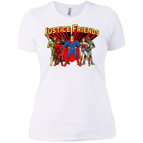 T-Shirts White / X-Small Justice Friends Women's Premium T-Shirt