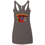 T-Shirts Macchiato / X-Small Justice Friends Women's Triblend Racerback Tank