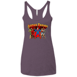 T-Shirts Vintage Purple / X-Small Justice Friends Women's Triblend Racerback Tank