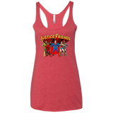 T-Shirts Vintage Red / X-Small Justice Friends Women's Triblend Racerback Tank