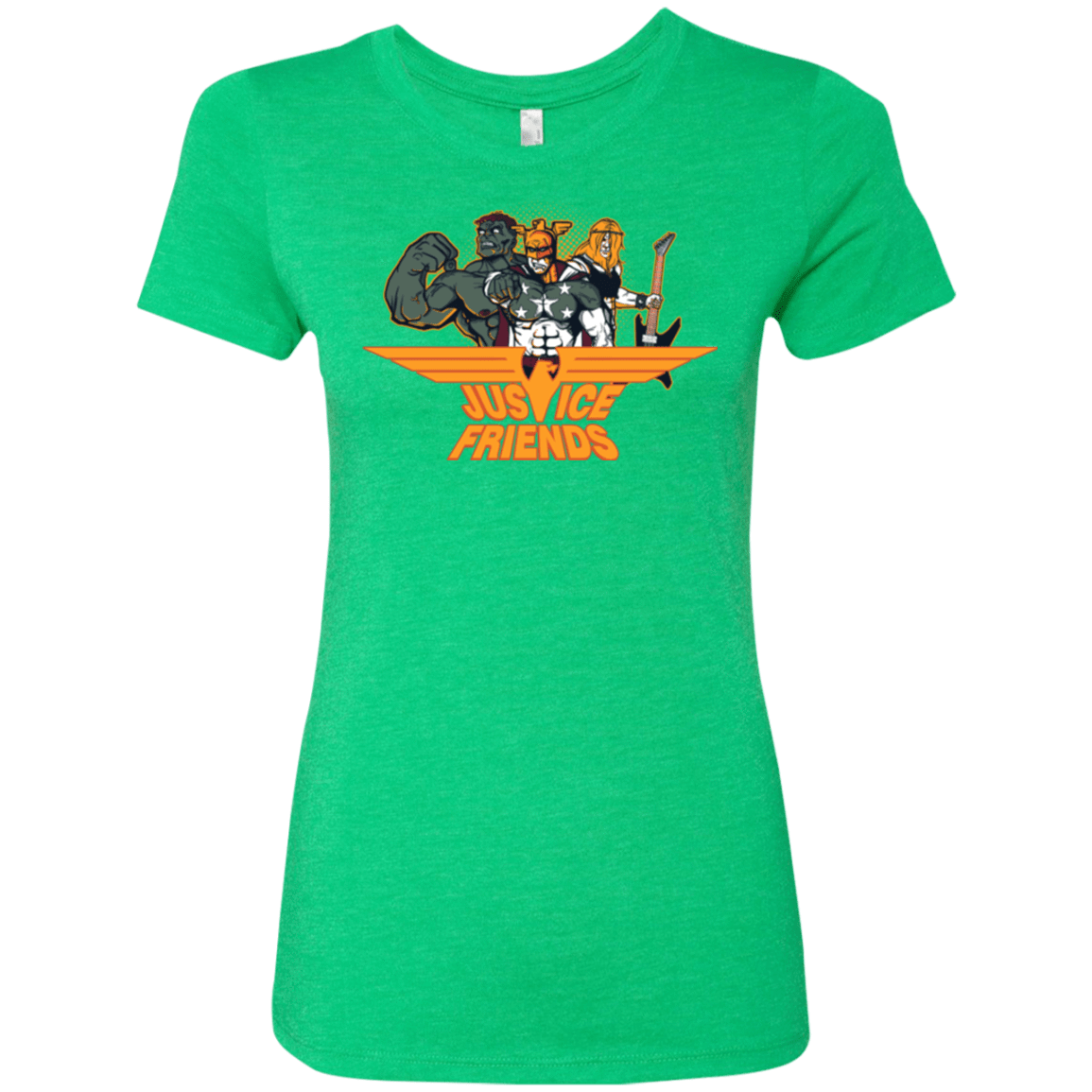 T-Shirts Envy / S Justice Friends Women's Triblend T-Shirt
