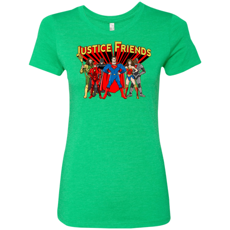 T-Shirts Envy / Small Justice Friends Women's Triblend T-Shirt