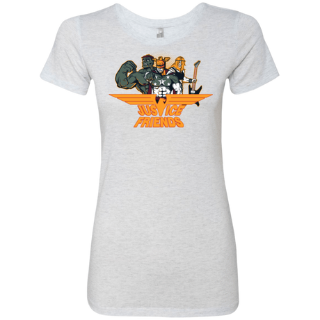 T-Shirts Heather White / S Justice Friends Women's Triblend T-Shirt