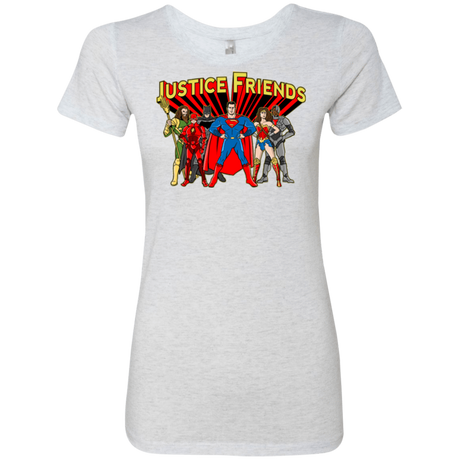 T-Shirts Heather White / Small Justice Friends Women's Triblend T-Shirt