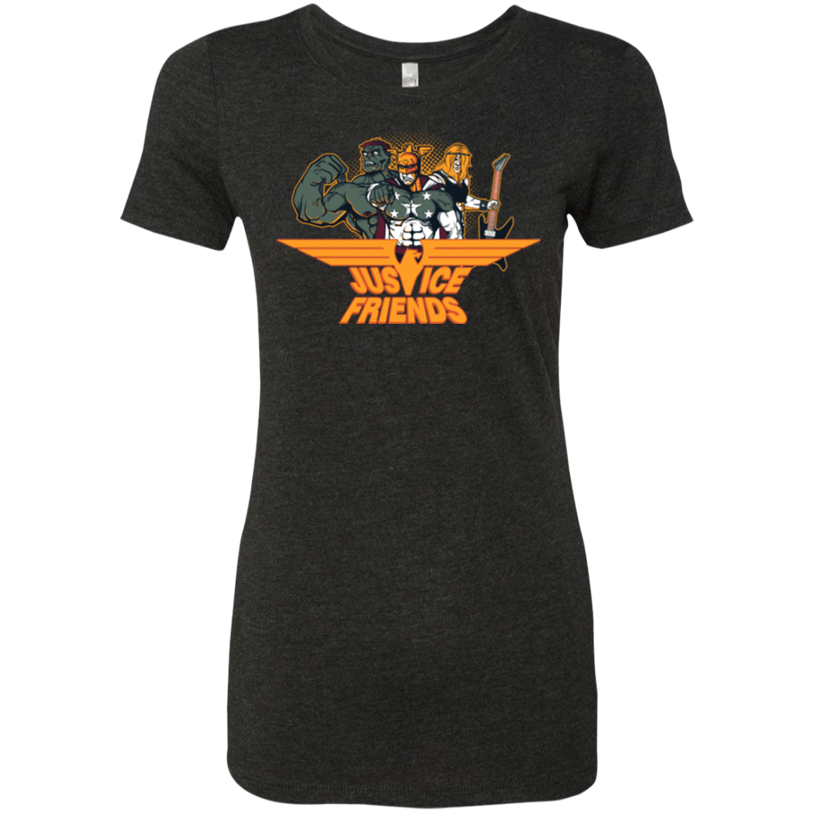 T-Shirts Vintage Black / S Justice Friends Women's Triblend T-Shirt