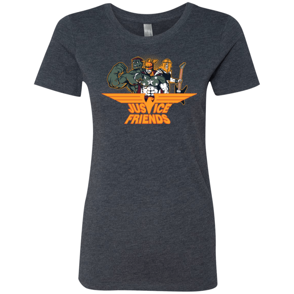 T-Shirts Vintage Navy / S Justice Friends Women's Triblend T-Shirt