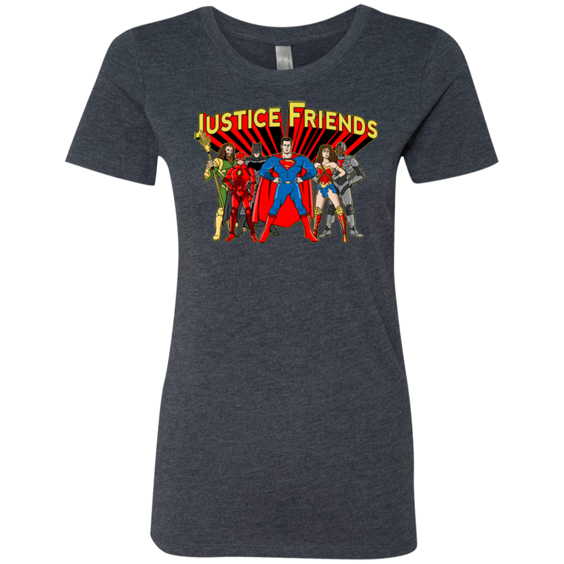T-Shirts Vintage Navy / Small Justice Friends Women's Triblend T-Shirt