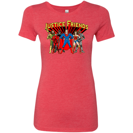 T-Shirts Vintage Red / Small Justice Friends Women's Triblend T-Shirt