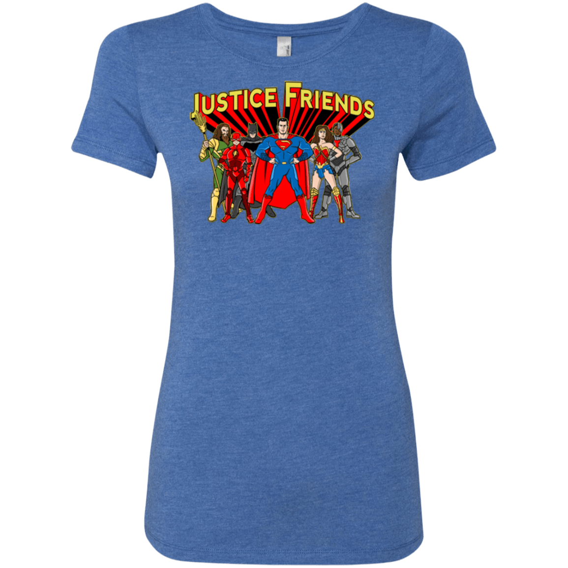 T-Shirts Vintage Royal / Small Justice Friends Women's Triblend T-Shirt