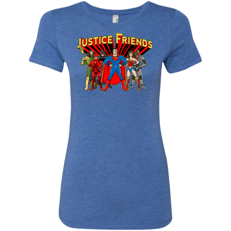 T-Shirts Vintage Royal / Small Justice Friends Women's Triblend T-Shirt