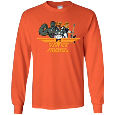 T-Shirts Orange / YS Justice Friends Youth Long Sleeve T-Shirt