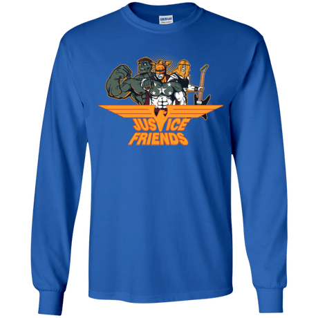 T-Shirts Royal / YS Justice Friends Youth Long Sleeve T-Shirt