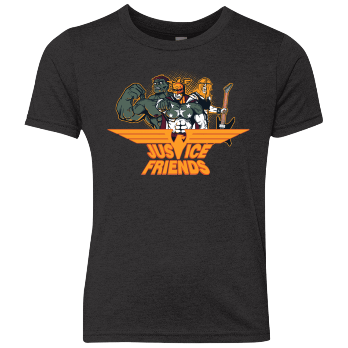 T-Shirts Vintage Black / YXS Justice Friends Youth Triblend T-Shirt