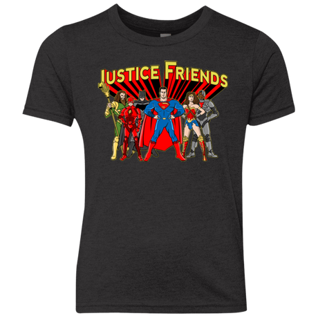 T-Shirts Vintage Black / YXS Justice Friends Youth Triblend T-Shirt