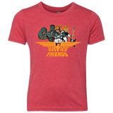 T-Shirts Vintage Red / YXS Justice Friends Youth Triblend T-Shirt