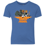 T-Shirts Vintage Royal / YXS Justice Friends Youth Triblend T-Shirt