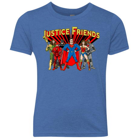 T-Shirts Vintage Royal / YXS Justice Friends Youth Triblend T-Shirt