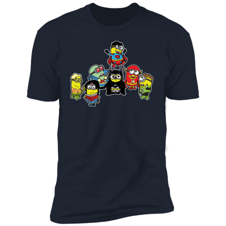 T-Shirts Midnight Navy / S Justice Minions Men's Premium T-Shirt
