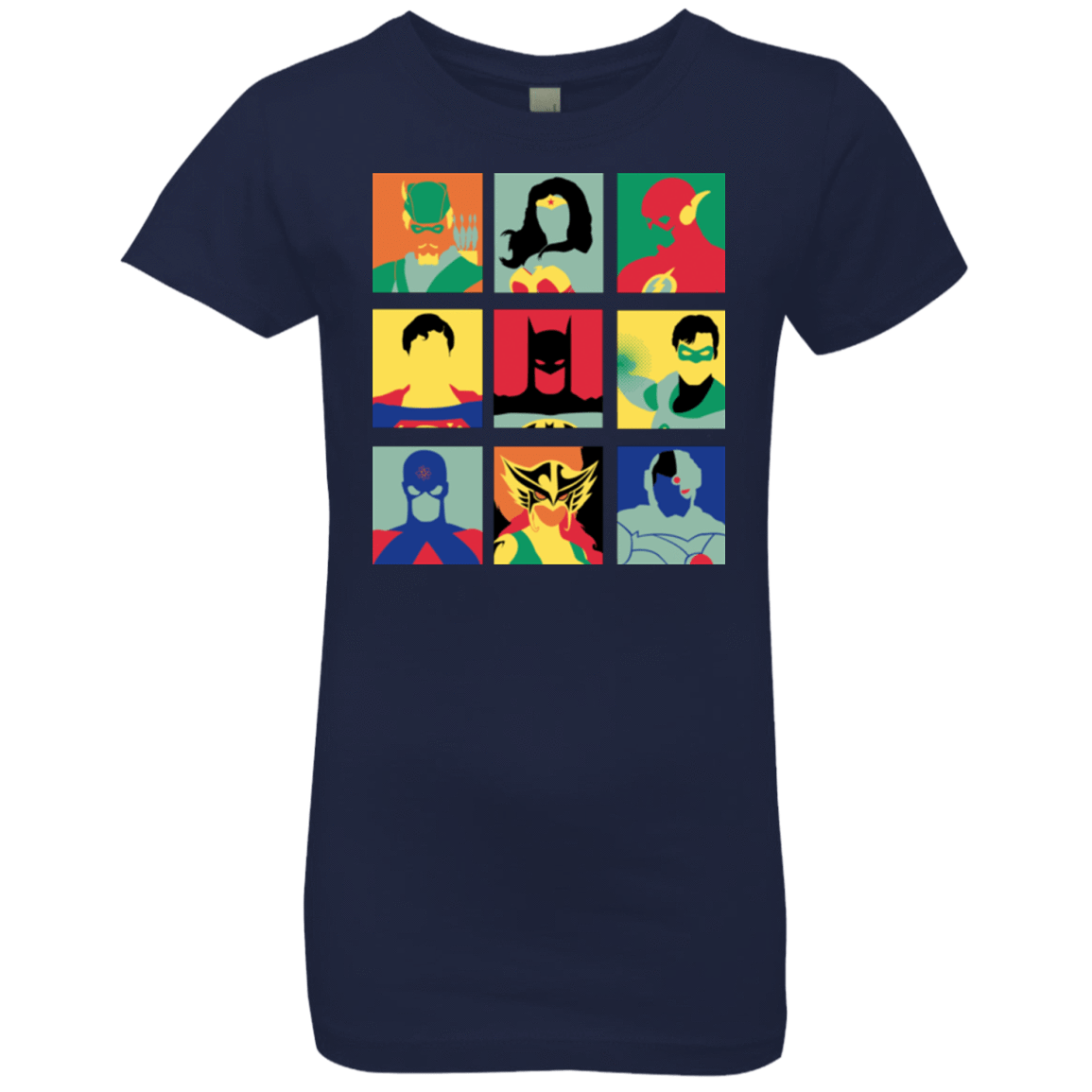 T-Shirts Midnight Navy / YXS Justice Pop Girls Premium T-Shirt