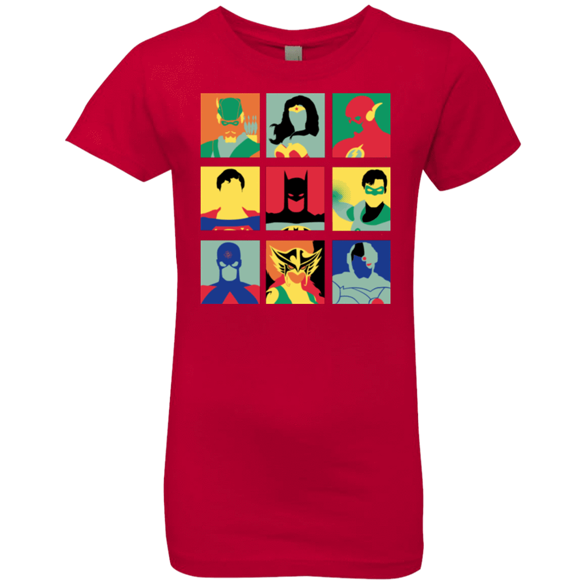 T-Shirts Red / YXS Justice Pop Girls Premium T-Shirt