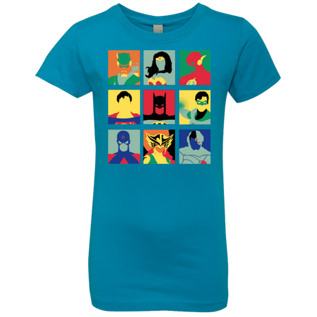 T-Shirts Turquoise / YXS Justice Pop Girls Premium T-Shirt