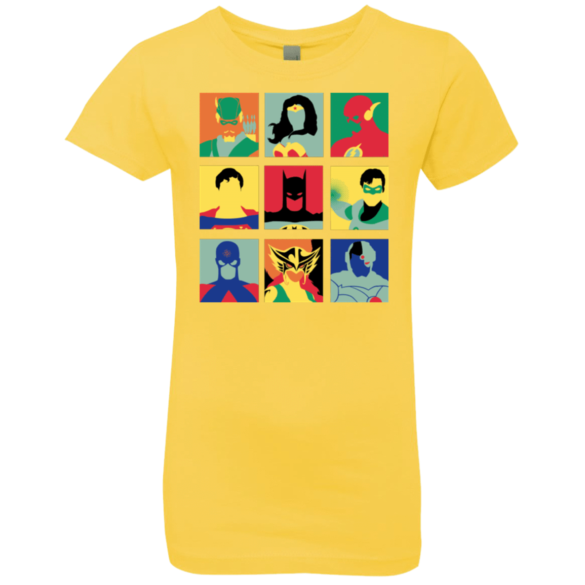 T-Shirts Vibrant Yellow / YXS Justice Pop Girls Premium T-Shirt