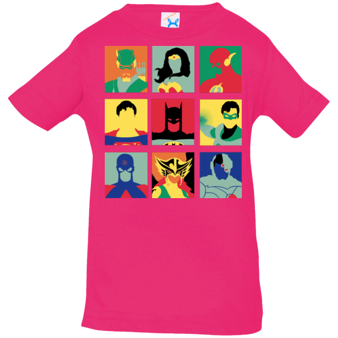 T-Shirts Hot Pink / 6 Months Justice Pop Infant PremiumT-Shirt