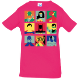 T-Shirts Hot Pink / 6 Months Justice Pop Infant PremiumT-Shirt