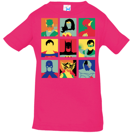 T-Shirts Hot Pink / 6 Months Justice Pop Infant PremiumT-Shirt