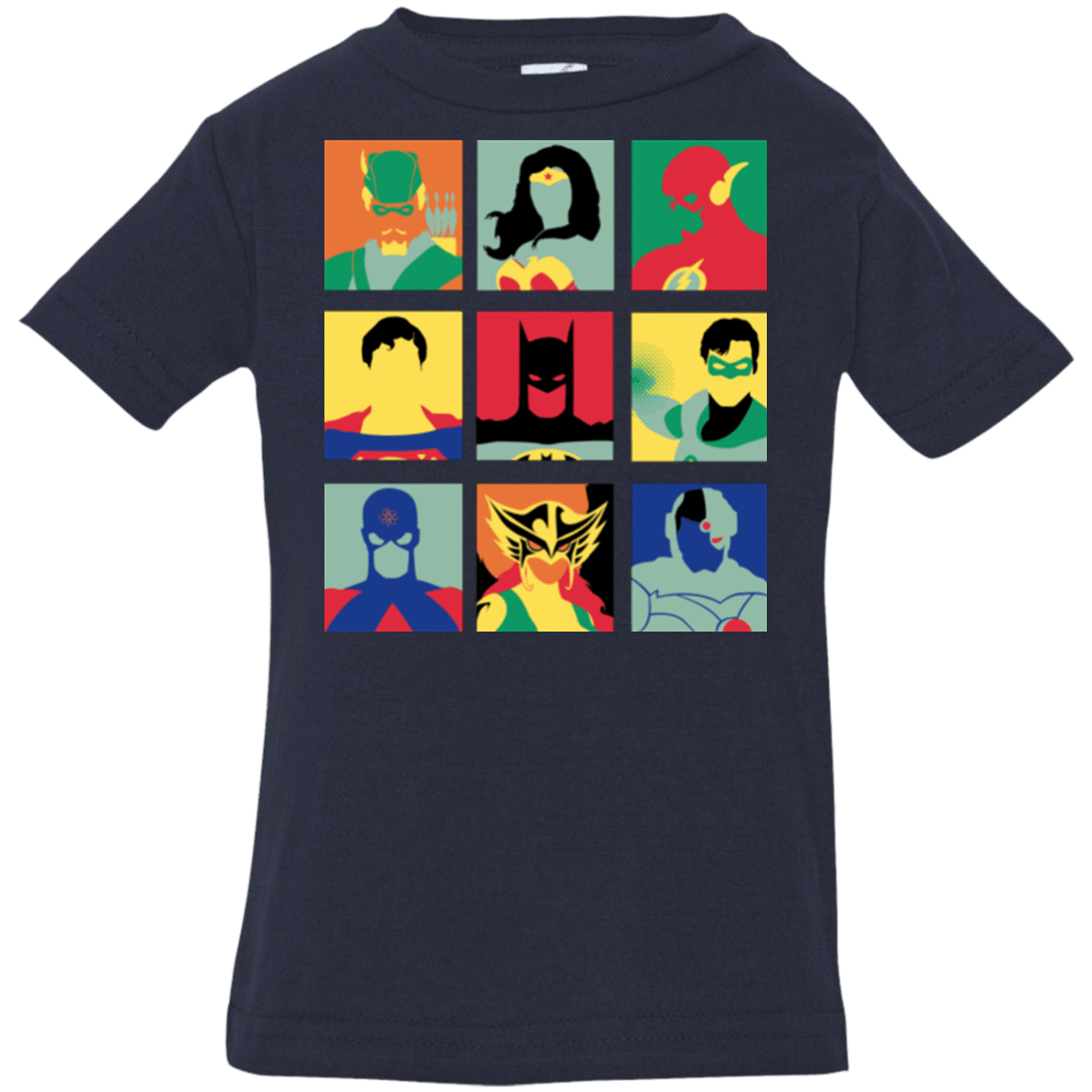 T-Shirts Navy / 6 Months Justice Pop Infant PremiumT-Shirt