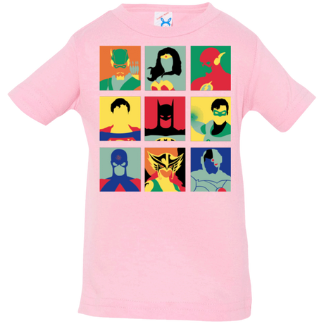 T-Shirts Pink / 6 Months Justice Pop Infant PremiumT-Shirt